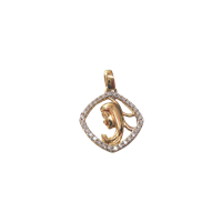Charm Damiata Gioielli Femme in Or blanc Zircone 328/102/11-D199 - 328/102/11-D199